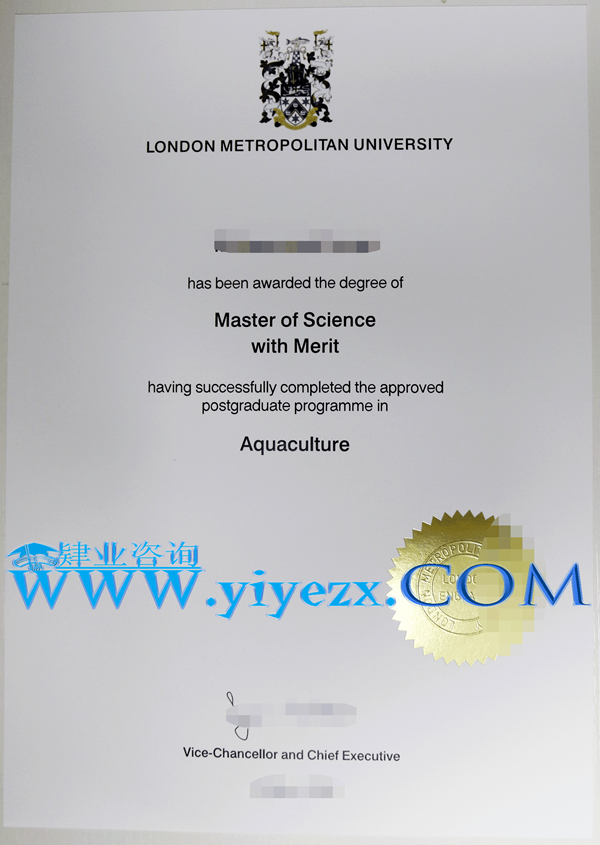 购买伦敦都市大学毕业证，伦敦都市大学文凭购买
