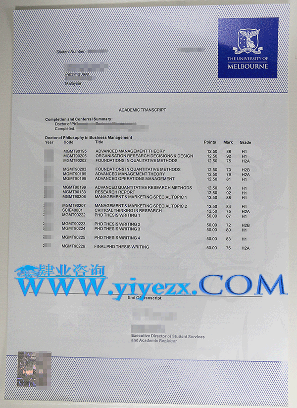 The University of Melbourne