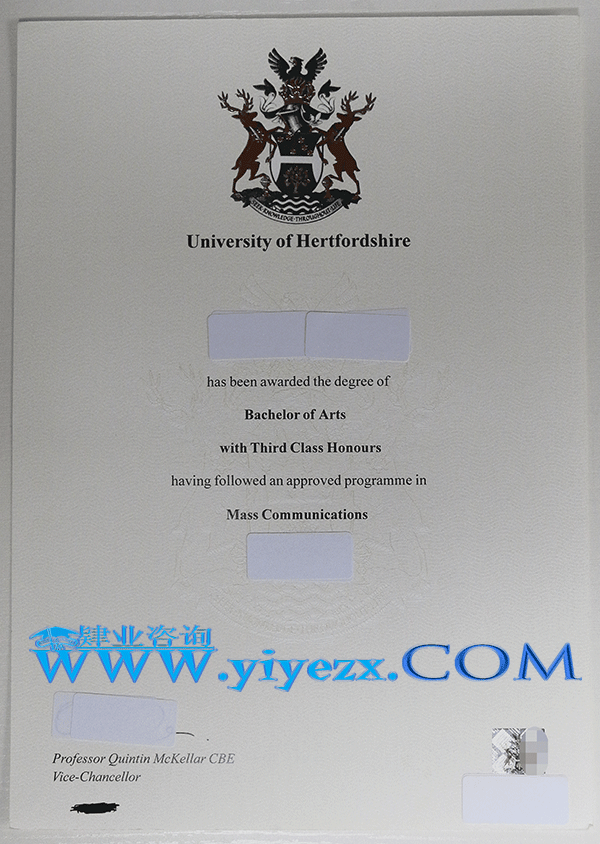 英国赫特福德大学毕业证办理
