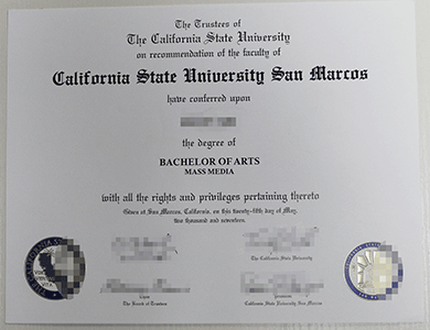 美国加州州立大学圣马科斯分校毕业证办理,美国CSU文凭购买,美国成绩单制作,购买美国学位证