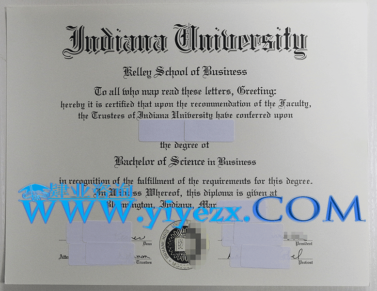 美国印第安纳大学毕业证办理