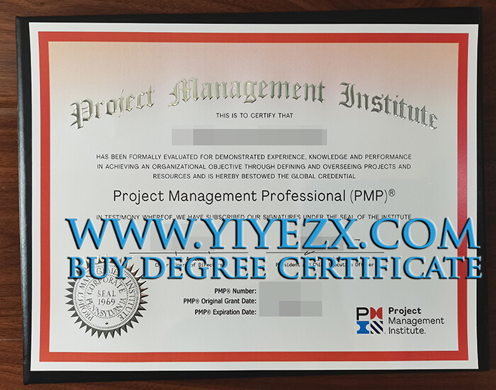 PMP Certificate sample For 2021