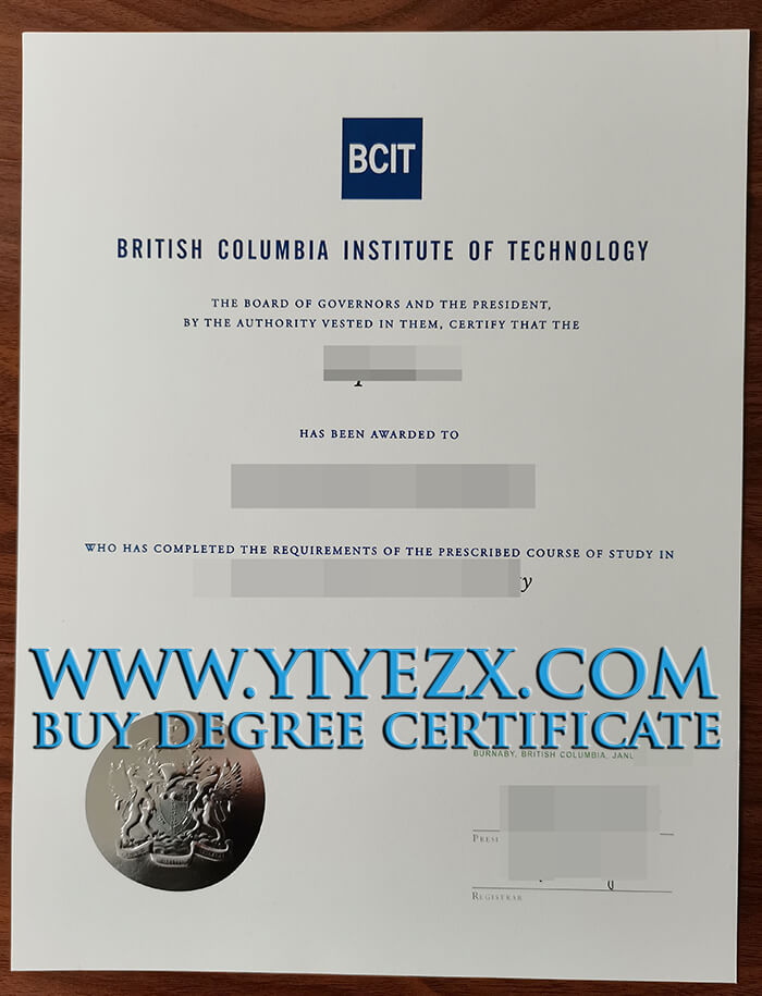 BCIT Fake Diploma