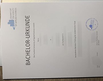Where to buy Frankfurt University of Applied Sciences certificate in Germany?哪里能买到法兰克福应用科技大学证书？