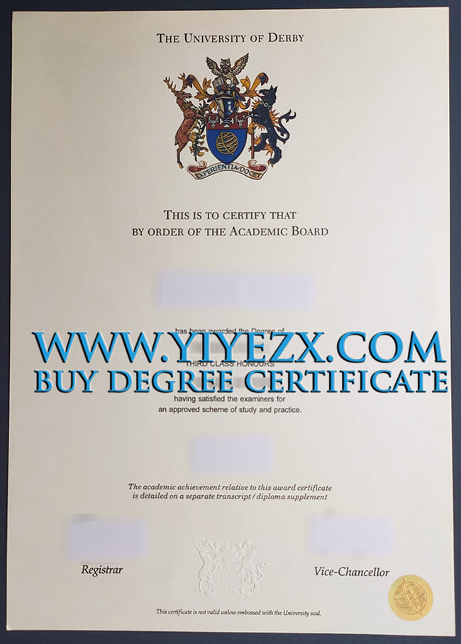 University of Derby degree