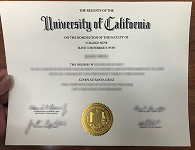 How to buy University of California, Santa Cruz degree? 如何获得加州大学圣克鲁斯分校UCSC学位？