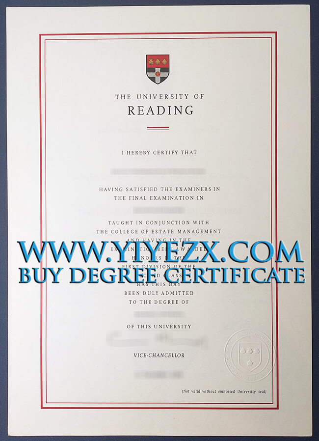 University of Reading degree 雷丁大学学位证书