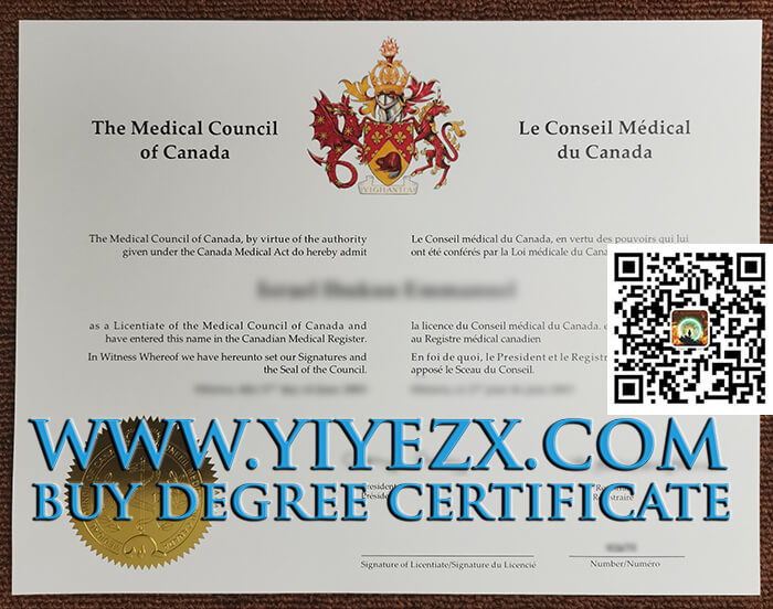 Licentiate of the Medical Council of Canada