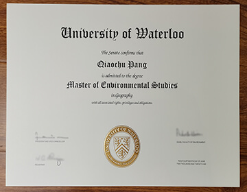 Fake University of Waterloo Master degree order， 滑铁卢大学学位办理