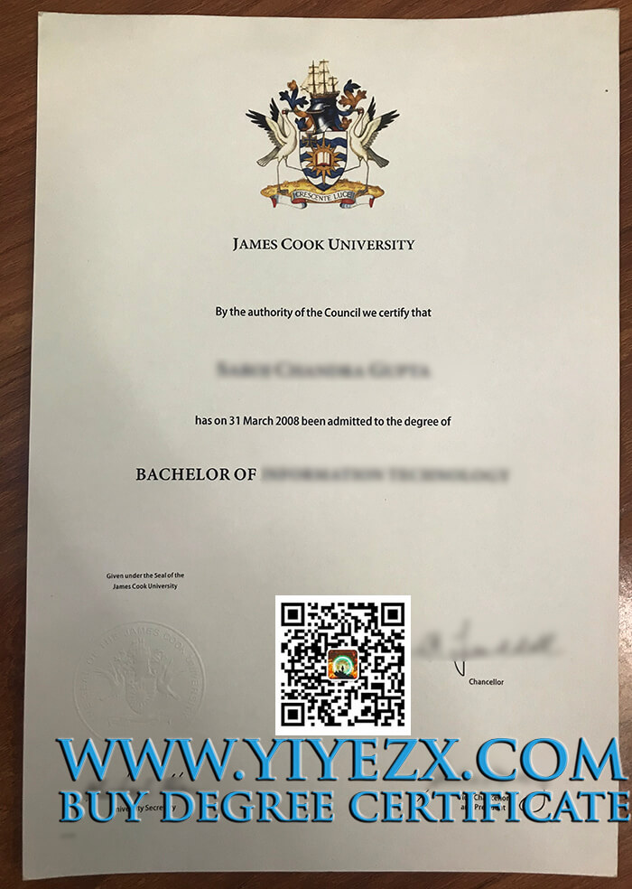James Cook University (JCU) diploma 