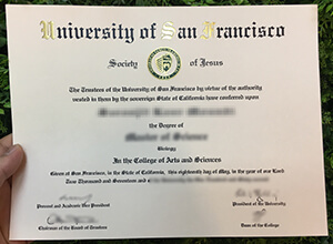旧金山大学 (USF) 文凭订购， Buy fake USF diploma online
