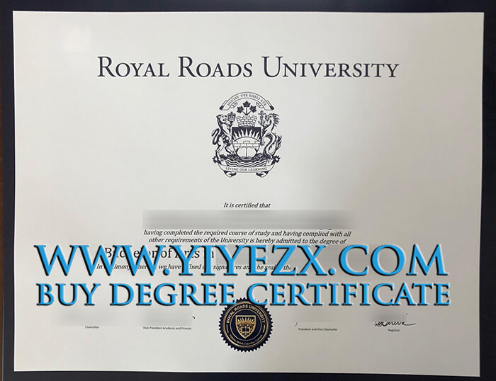 Royal Roads University diploma 