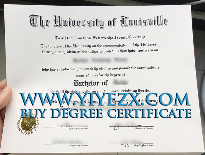 Fake University of Louisville Degree 