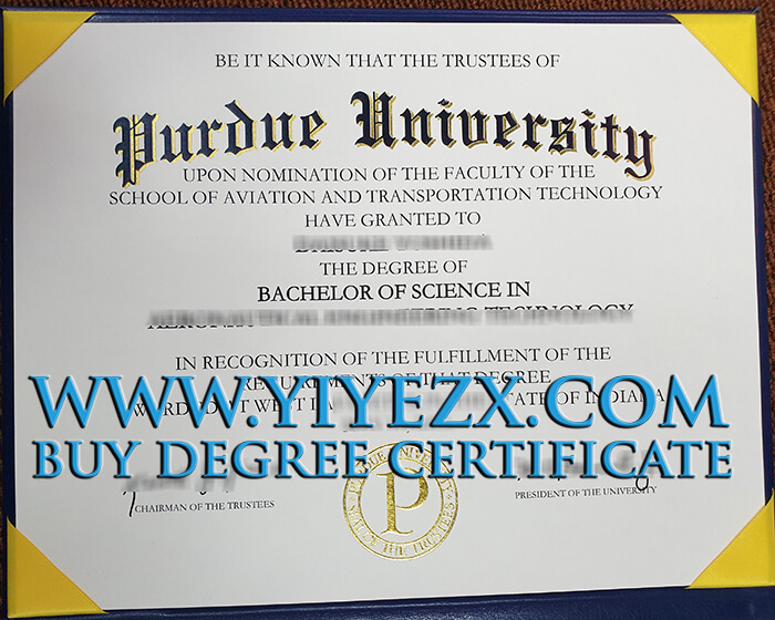 Purdue University diploma， 普渡大学文凭