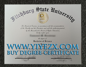 在线购买假的菲奇堡州立大学文凭， Buy fake Fitchburg State University diploma certificate