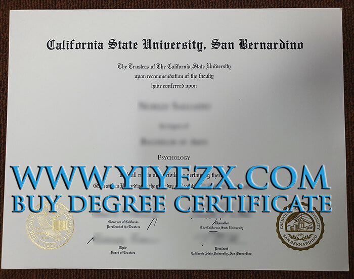 How to get a fake CSUSB diploma?专业办理美国文凭成绩单