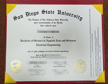 Where can I Buy Fake San Diego State University Certificate? 圣地亚哥州立大学证书
