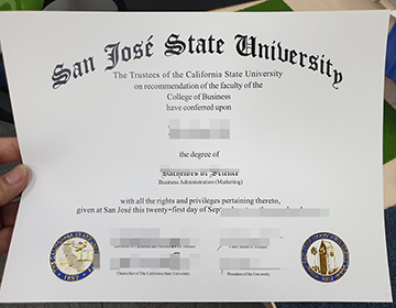 San Jose State University Diploma Cost， 圣何塞州立大学文凭