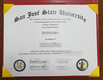 Where to buy a fake San Jose State University degree? 圣何塞州立大学学位办理