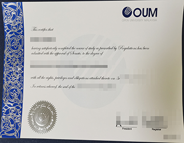 Ways to buy fake Open University Malaysia diploma  购买假马来西亚公开大学文凭