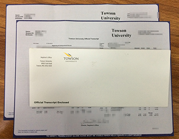 Buy Towson University fake transcript, 陶森大学成绩单定制