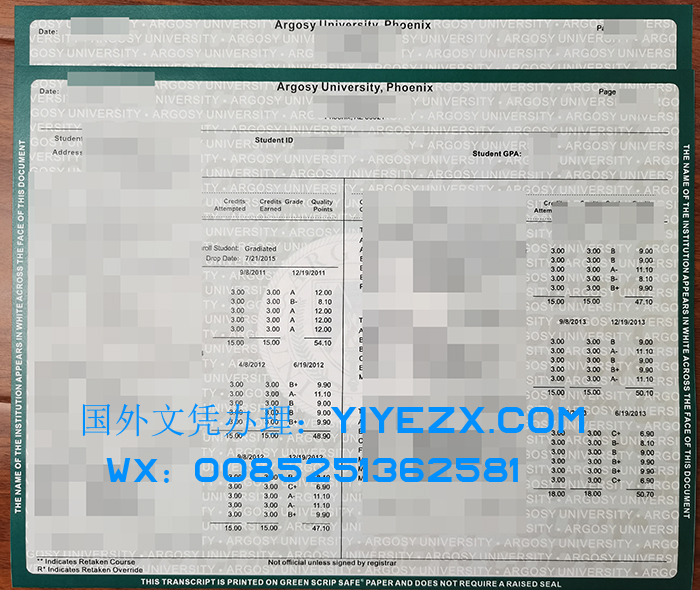fake Argosy University transcript如何购买假阿戈西大学文凭