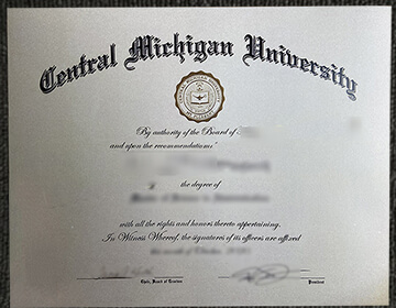 Buy CMU fake degree, 中央密歇根大学毕业证书