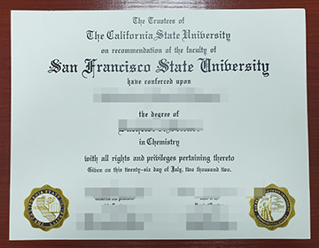 Buy a fake San Francisco State University diploma, 购买旧金山州立大学文凭
