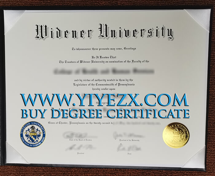 Widener University diploma, 威德纳大学文凭毕业证