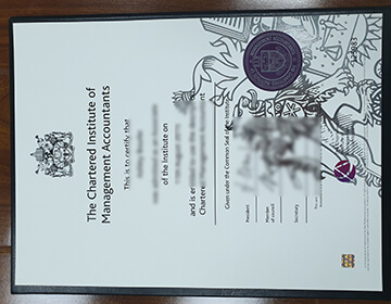 CIMA Fake certificate-Chartered Institute of Management Accountants