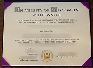 University of Wisconsin–Whitewater Fake Diploma, 定制威斯康星大学白水分校毕业证成绩单