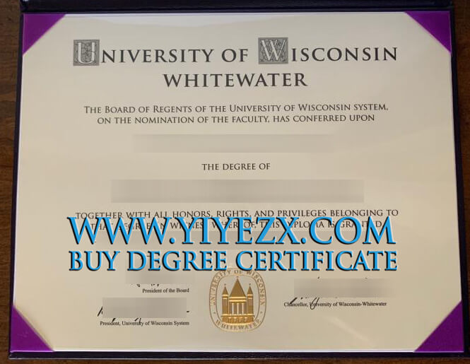 University of Wisconsin–Whitewater Fake Diploma, 定制威斯康星大学白水分校毕业证成绩单