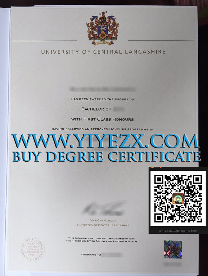 University of Central Lancashire fake degree， 中央兰开夏大学文凭中央兰开夏大学文凭