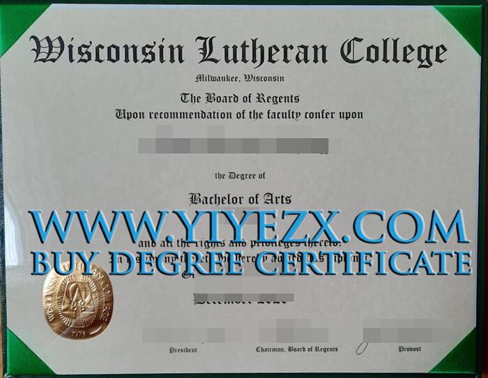 Wisconsin Lutheran College fake diploma
