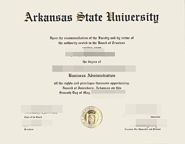 How to Order a Fake Arkansas State University Diploma online？