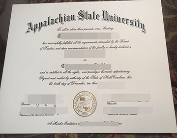 Fake Appalachian State University diploma that look real, Buy fake Appalachian State University degree online