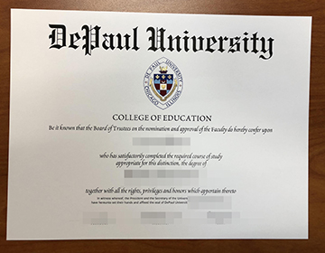 Where to buy a fake DePaul University degree certificate?