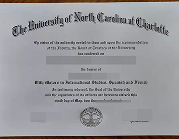 How long to buy a UNC Charlotte diploma, UNC Charlotte fake degree