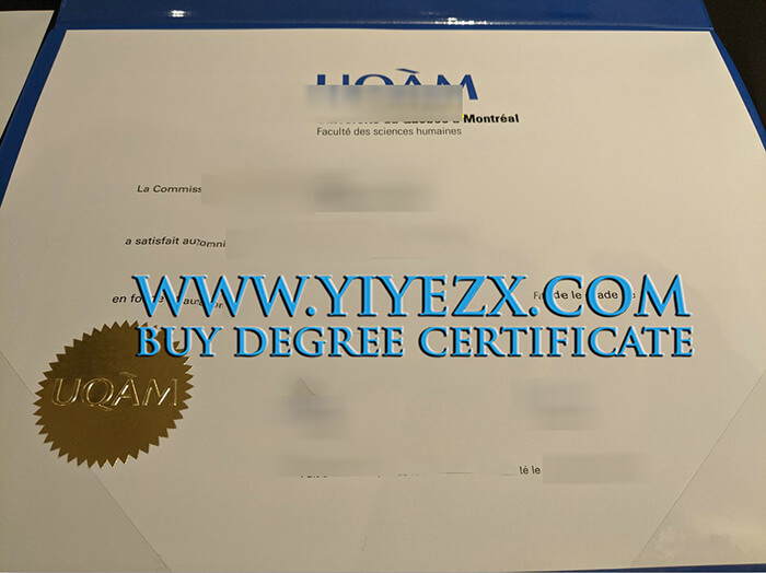 UQAM diploma, Buy a fake Canada diploma