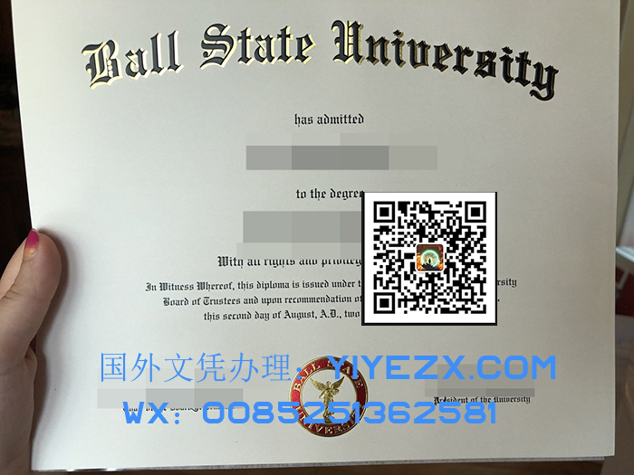 Ball State University certificate?