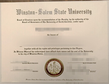 Buy a Fake WSSU Diploma, Get a Winston-Salem State University Degree