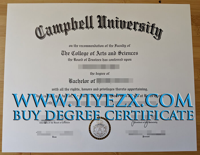 Campbell University diploma, Buy fake diploma 