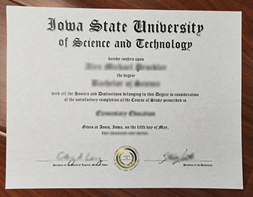 Order a fake Iowa State University diploma in USA, 爱荷华州立大学文凭毕业证定制