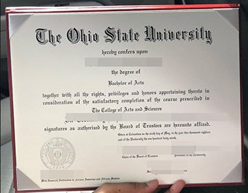 How long to get a fake Ohio State University degree, 获得俄亥俄州立大学学位证书