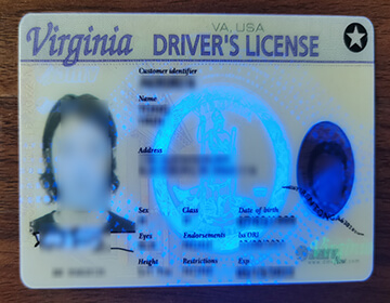 购买可扫描的弗吉尼亚驾驶执照