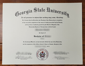 How long to buy a fake Georgia State University diploma, GSU degree order
