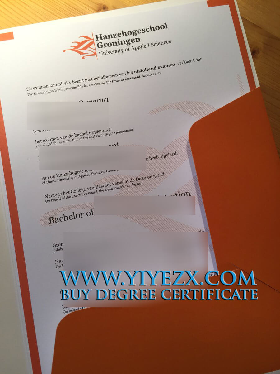  Hanzehogeschool Groningen diploma, Buy fake diploma 