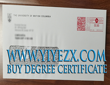 Realistic University of British Columbia Transcript Envelope, Buy a fake UBC degree
