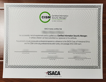 Where to Purchase a Fake CISM Certificate, Buy a certificate