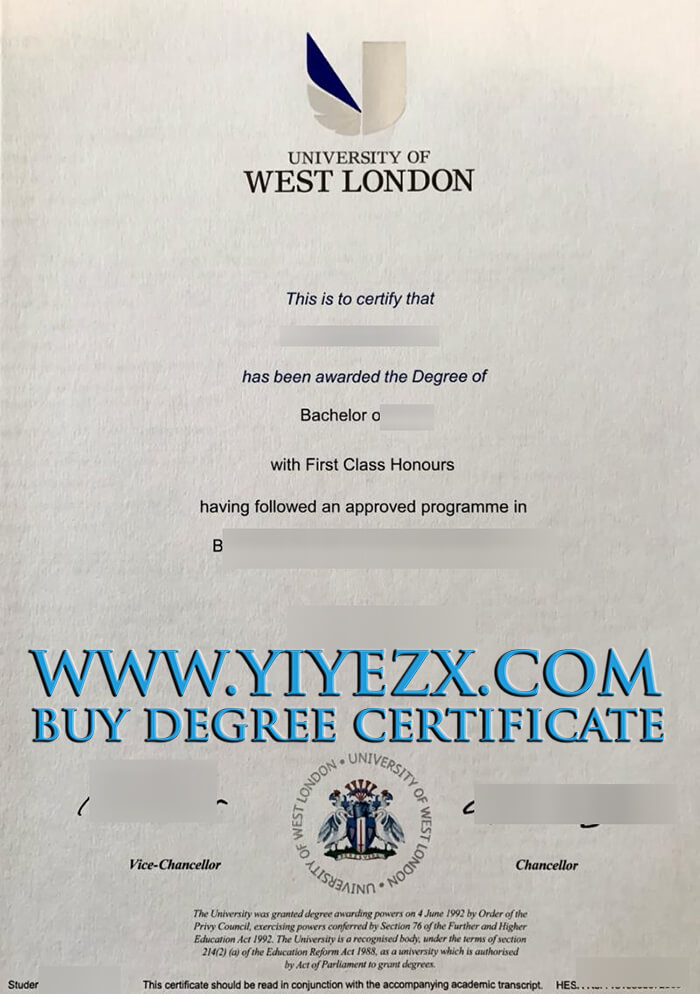 University of West London degree
